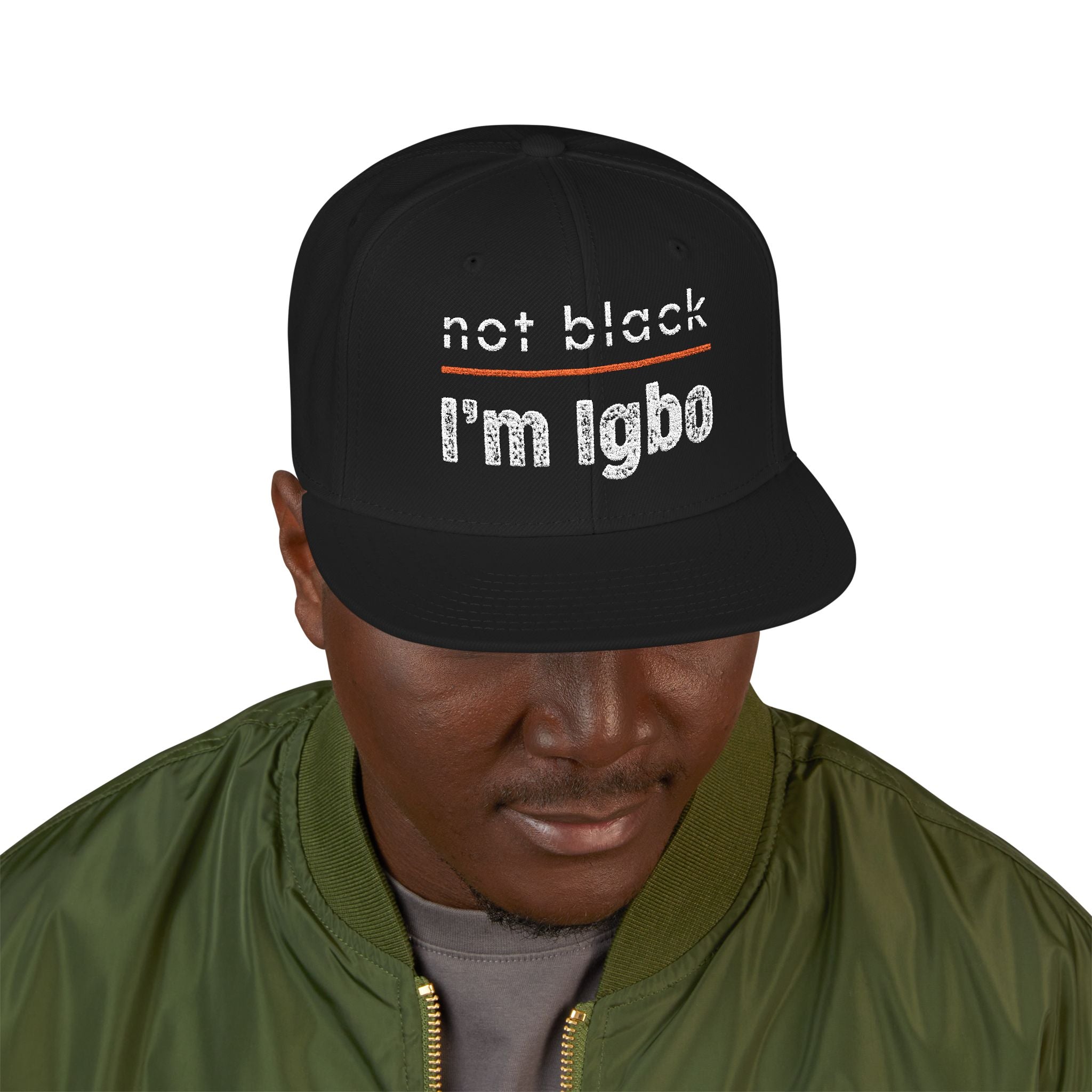 Not Black [D 3] - Igbo Snapback Hat
